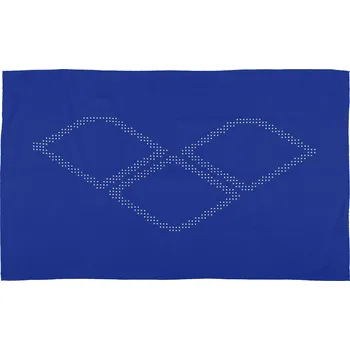 Osuška Arena Halo modrá / bílá 145 x 90 cm