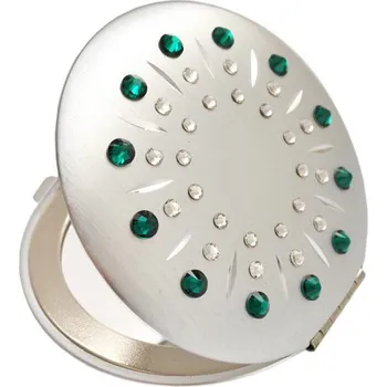 Kosmetické zrcátko Kosmetické kapesní zrcátko se Swarovski Elements sun tyrkys EL-01.53 Blue zircon