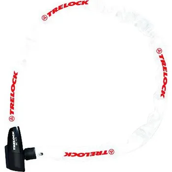 Zámek na kolo TRELOCK zámek řetězový BC 115/60/4 bílá