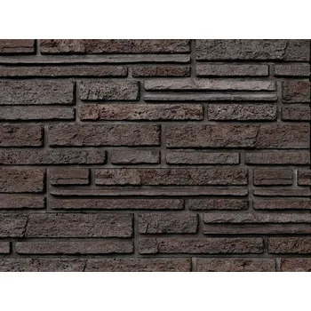 Obklad Betonový obklad VASPO Travertin Karpaty šedý 40x10,8cm cena za balení