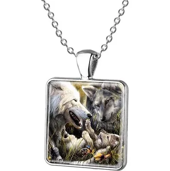 Řetízek Náhrdelník vlk - vlci