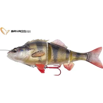 Umělá nástraha Savage Gear Gumová Nástraha 4D Line Thru Perch SS 01 Perch 17cm 63g