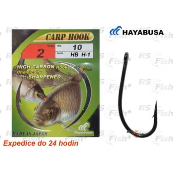 Rybářský háček Hayabusa Carp Hook H vel. 6