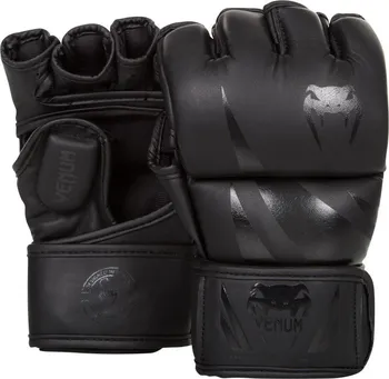 MMA rukavice Venum Challenger MMA prstové rukavice černé/černé