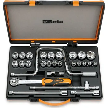 SADA HLAVIC 1/2'' S PŘÍSLUŠENSTVÍM-MODEL 920A/C21 1/2'' S PŘÍSLUŠENSTVÍM 27KS'' (21 hlavic a 6 doplňků)