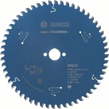 Pilový kotouč Bosch Expert for Aluminium 190 x 20 x 2,6 mm 56 zubů
