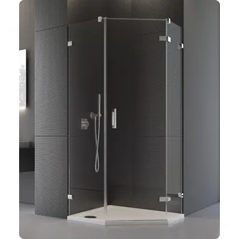 Sprchové dveře PUR51 - ATYP jednokřídlé dveře pravé pro pětiúhelník 45-100, výška do 200 cm PUR51DSM2