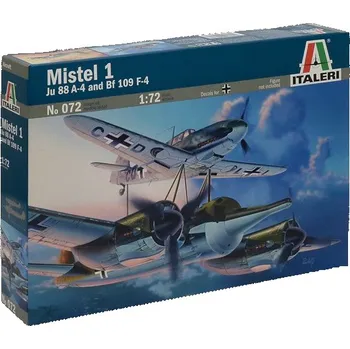 Plastikový model Italeri Mistel 1 Ju 88 A-4 and Bf 109 F-4 1:72