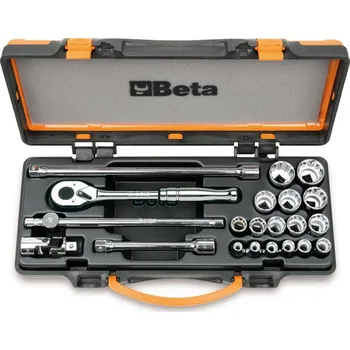 SADA HLAVIC 1/2'' S PŘÍSLUŠENSTVÍM-MODEL 920AS/MBM-C21 1/2'' (16 dvojitých šestihranných hlavic a 5 doplňků pro leteckou údržbu)