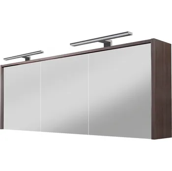 Fluorit - zrcadlová skříňka 130 cm bez osvětlení FLG25x