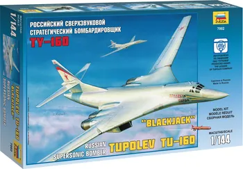 Plastikový model Zvezda Tupolev TU-160 Russian Supersonic Bomber 1:144