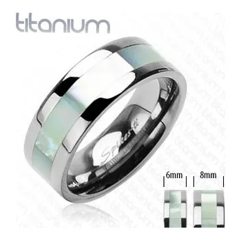 Prsten Spikes USA TT1006 Dámský snubní prsten titan - velikost 52 - TT1006-52