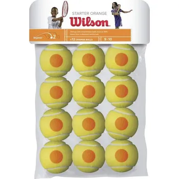 Tenisový míč Wilson Starter WRT137200 žluté/oranžové 12 ks