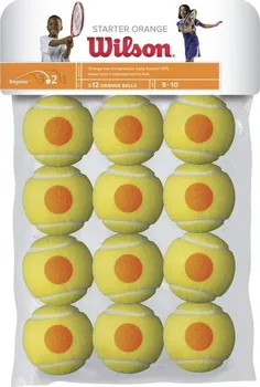 Tenisový míč Wilson Starter WRT137200 žluté/oranžové 12 ks