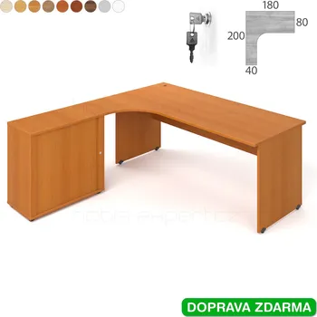GE 1800 HR P Hobis Gate - Stůl se skříňkou