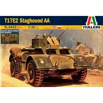 Plastikový model Italeri T17E2 Staghound AA 1:35