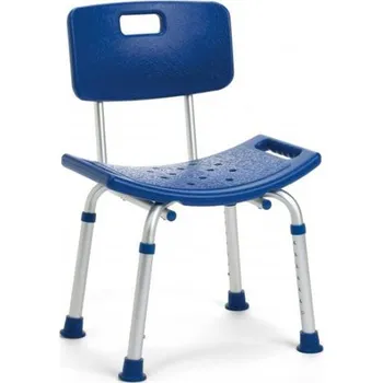 Koupelnové sedátko Sedačka do sprchy Lilly nastavitelná s opěrkou zad Barva: bílá