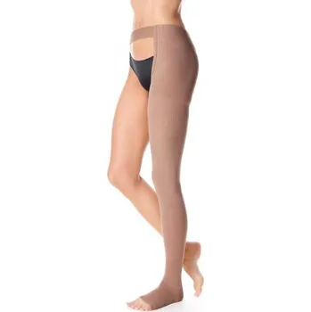 Dámské punčochy Stehenní punčocha kompresivní s upínáním v pase Micro II.K.T. levá Délka: krátká, Barva: bronz, Velikost: 3, Špice: uzavřená