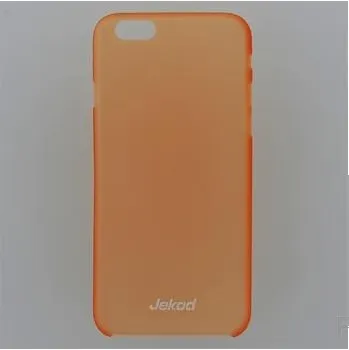 Pouzdro na mobilní telefon Pouzdro JEKOD PP ultratenký 0,3 mm kryt Orange + fólie pro iPhone 6 4.7