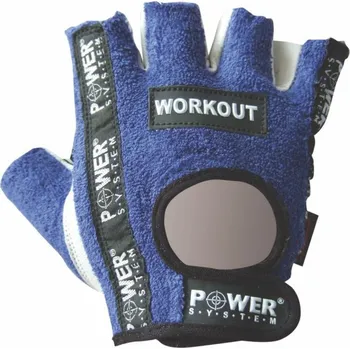 Fitness rukavice Power System Workout PS 2200 modré