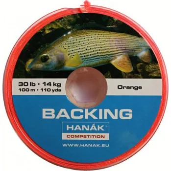 Backing podkladová šňůra Hanák Competition 100 m/14 kg, fluo žlutá
