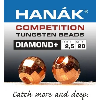 Tungstenové kuličky Hanák Competition DIAMOND+ Měděná 4,0 mm, 20 pcs