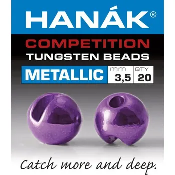 Tungstenové kuličky Hanák Competition Metallic+ Světle fialová 4,0 mm, 20 ks