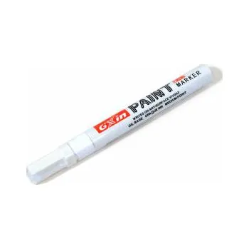 bílý popisovač permanentní bílá barva na neporézní materiály gumy kabe