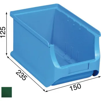 Allit Plus 3 150 x 235 x 125 mm, zelené