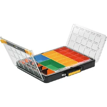 Allit profesionální kufry na drobné díly, 18 krabiček