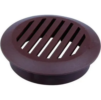 Větrací mřížka Mila vzdušník hnědý 50mm