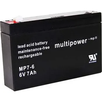 RC náhradní díl Pb akumulátor MULTIPOWER 6V/7,0Ah