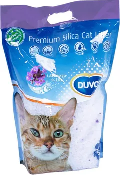 Podestýlka pro kočku Duvo+ Premium Silica Cat Litter levandule 5 l