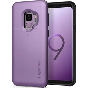 Pouzdro na mobilní telefon Spigen Slim Armor CS pro Samsung Galaxy S9 Lilac Purple