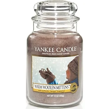 Svíčka Recenze Yankee Candle Warm Woolen Mittens 623 g