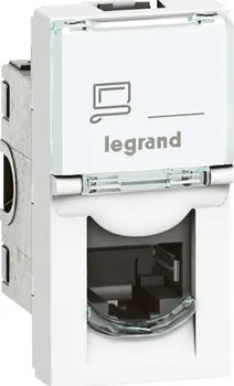 vypínač Legrand Mosaic zásuvka RJ45 cat.6 UTP 76561 bílá