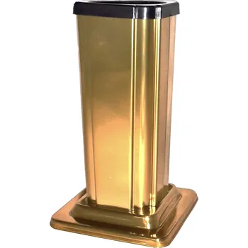 Smuteční dekorace Nerezová vázička, zlatá barva