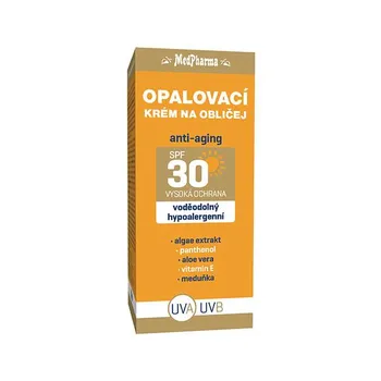 Přípravek na opalování MedPharma Opalovací krém na obličej SPF 30 50 ml