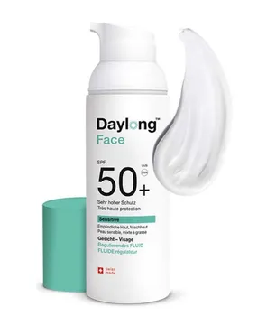 Přípravek na opalování Galderma Daylong Face Sensitive fluid SPF 50+ 50 ml