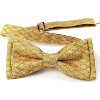 Motýlek HEDVA ČESKÝ BROKÁT Motýlek PESh 700 žakár žlutá