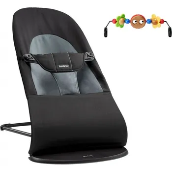BabyBjörn Balance Soft s hračkou Black/Dark Grey