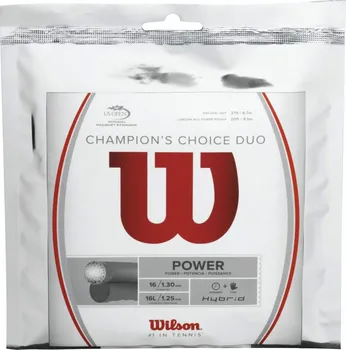 Struna na výplet tenisové rakety Wilson Champion's Choice Duo 12 m 1,25 + 1,3 mm