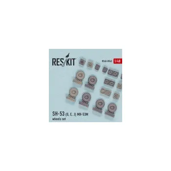 Plastikový model 1/48 CH-53 (G,E,J) MH-53M wheels set (ACAD)