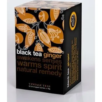 Vintage Teas Černý čaj zázvor 30 x 1,5 g