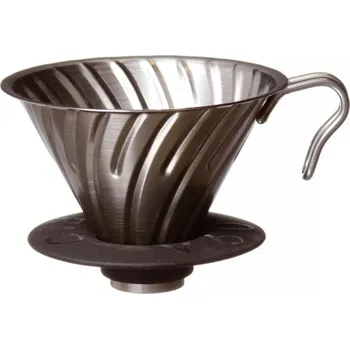 Šlehač mléka Hario Dripper V60 kovový 1- 4 šálky