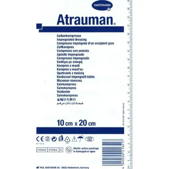 Kompres Atrauman 10 x 20 cm 1 ks mastné sterilní krytí