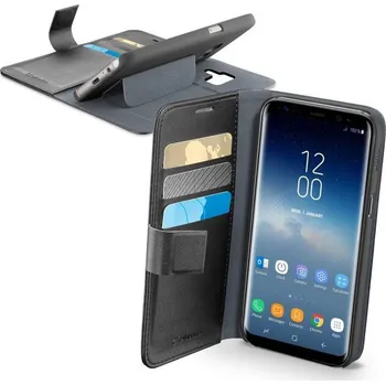 Pouzdro na mobilní telefon CellularLine Book Agenda pro Samsung Galaxy S9 černé