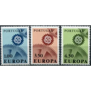 Poštovní známka CTT - Portugal post (1967) MiNr. 1026 - 1028 ** - Portugalsko - emise EUROPA - Cept