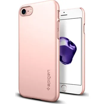 Pouzdro na mobilní telefon Spigen Thin Fit pro Apple iPhone 7 Rose Gold