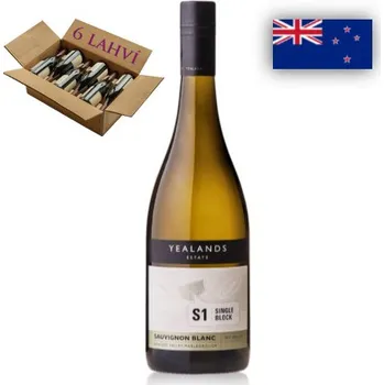 Víno Yealands Estate Wines Sauvignon Blanc S1 Single Vineyard,Yealands Estate 6 x 0,75l, bílé víno